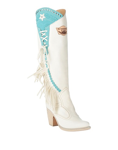 EL VAQUERO Boots Off white Leather