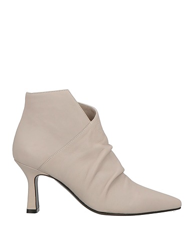 THE SELLER Ankle boot Light grey Leather
