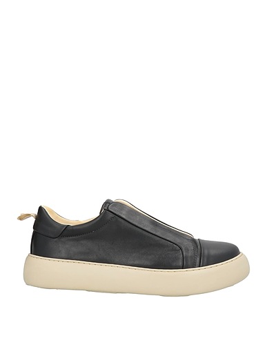PANCHIC Sneakers Black Leather, Textile fibers