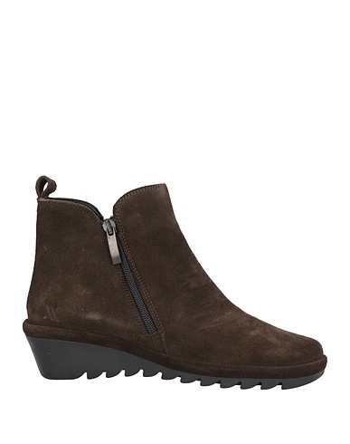 THE FLEXX Ankle boot Dark brown Leather