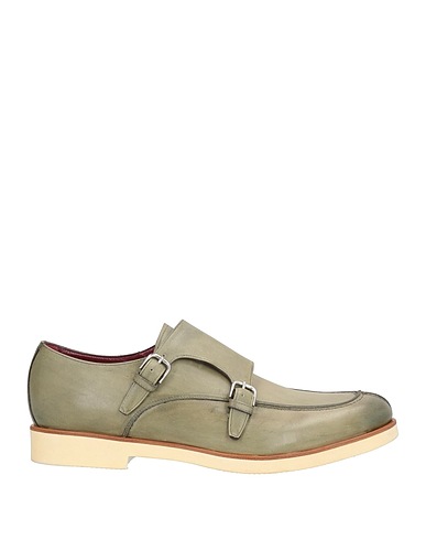 BORGIOLI Loafers Sage green Leather