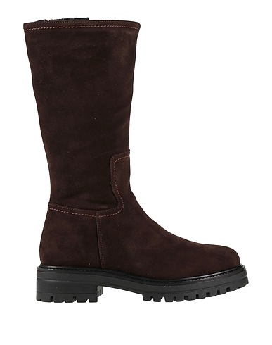 FRANCESCO BRUNELLI Stiefel Braun Leder