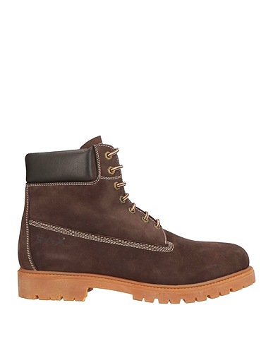 SAX Ankle boot Dark brown Leather