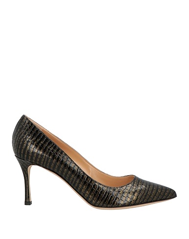 SERGIO ROSSI Pump Black Leather