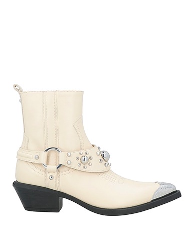 PINKO Ankle boot Beige Calfskin