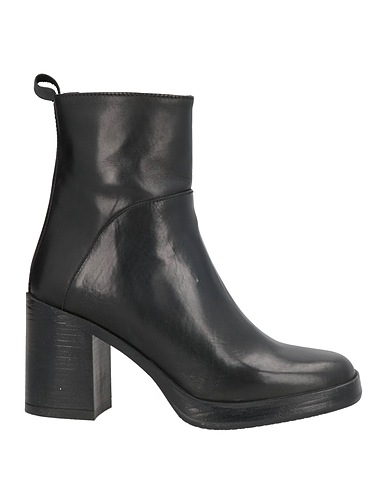 LACE-UP Ankle boot Black Calfskin