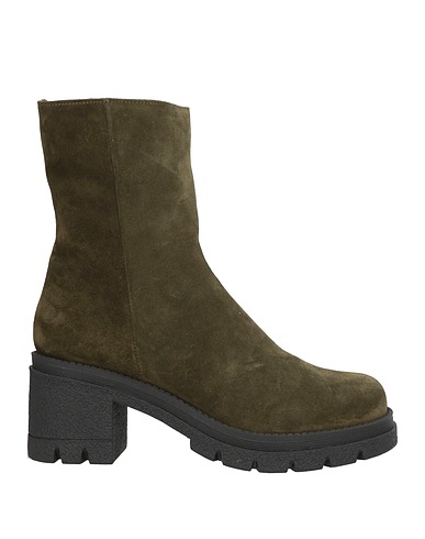 HILYA Stivaletti Verde militare Pelle