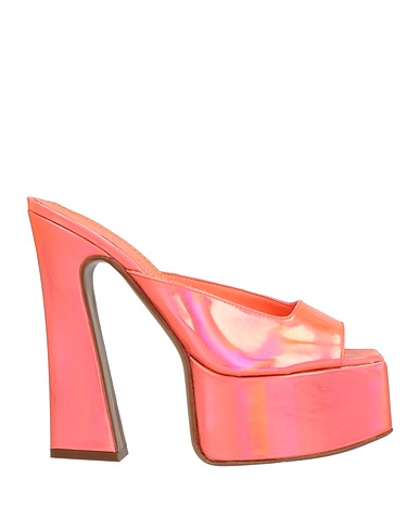 THE SADDLER Sandals Salmon pink Textile fibers