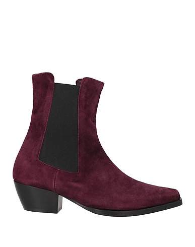 MASSIMO SANTINI Ankle boot Plum Leather