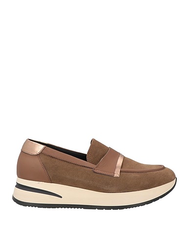 MELLUSO WALK Loafers Khaki Leather