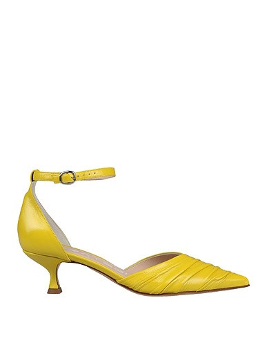 STRATEGIA Court Yellow Leather