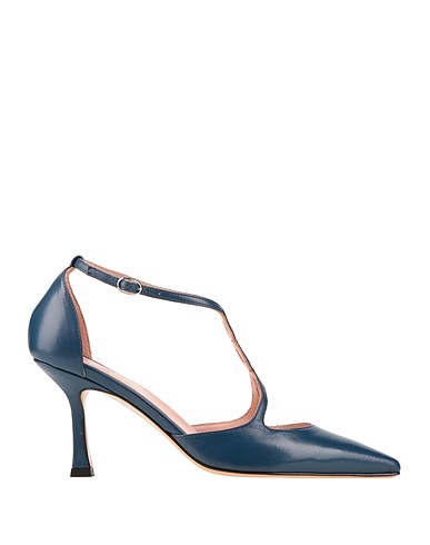 BY A. Pump Navy Leather