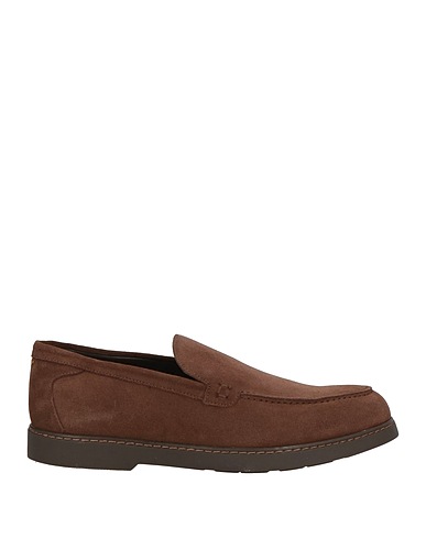 DOUCAL'S Loafers Dark brown Leather