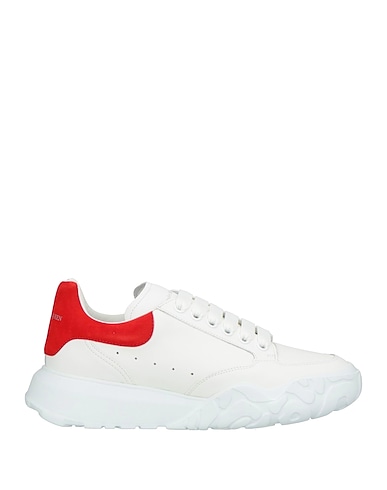 MCQUEEN スニーカー ホワイト 革（なめし加工）