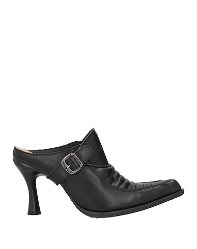 VETEMENTS x NEW ROCK Mules and clogs NERO Leather