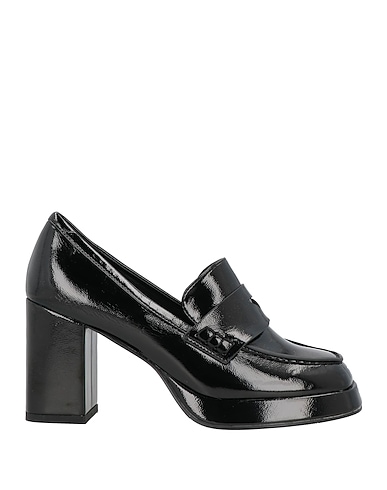 GAI MATTIOLO Loafers LOVE TO LOVE Black Synthetisches Material