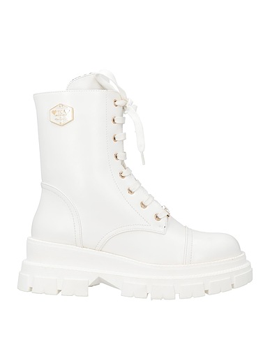 GAI MATTIOLO Stivaletti LOVE TO LOVE Bianco Materiale sintetico