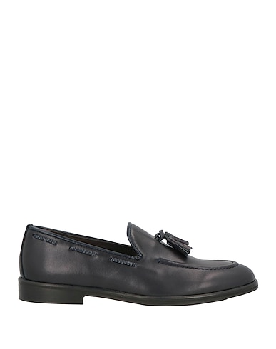 LUCA CARACCIOLO Loafers Midnight blue Leather