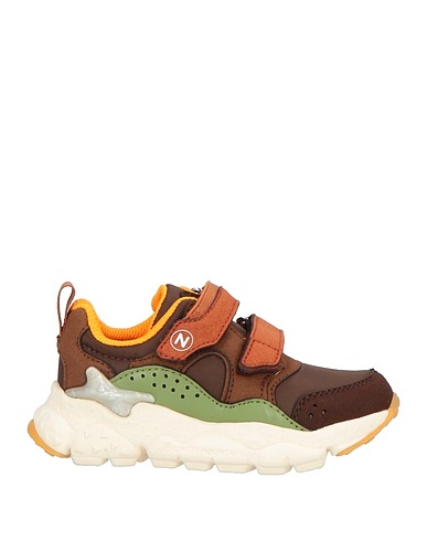 FLOWER MOUNTAIN® for NATURINO Sneakers Chocolate brown Textile fibers