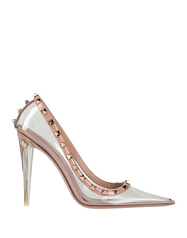 VALENTINO GARAVANI Pumps 11. Hellrosa Plastik, Leder