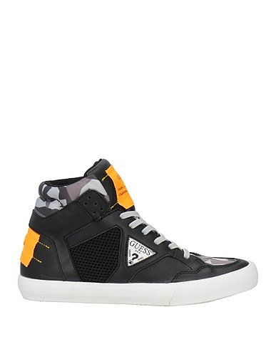 GUESS Sneakers Black Synthetisches Material, Textile fibers