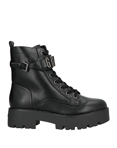 GUESS Ankle boot Black Textile fibers