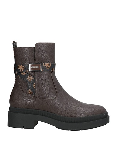 GUESS Ankle boot Dark brown Synthetisches Material