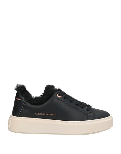 ALEXANDER SMITH Sneakers Schwarz Leder, Synthetisches Material