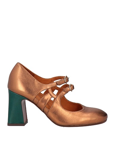 CHIE MIHARA Pump Gold Leather