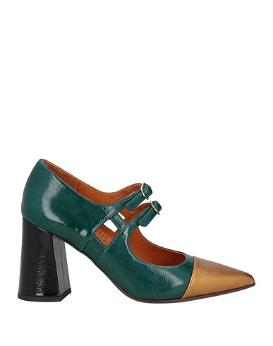 CHIE MIHARA Pump Green Leather