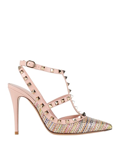 VALENTINO GARAVANI Court Light pink Synthetisches Material, Leather
