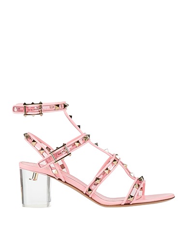 VALENTINO GARAVANI Πέδιλο Ροζ Δέρμα, Πλαστικό