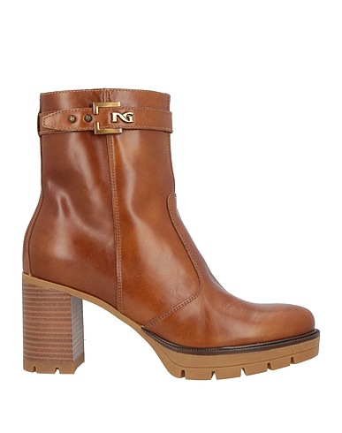 NERO GIARDINI Ankle boot Tan Leather