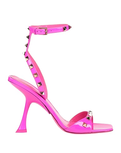 VALENTINO GARAVANI Sandalen Fuchsia Leder