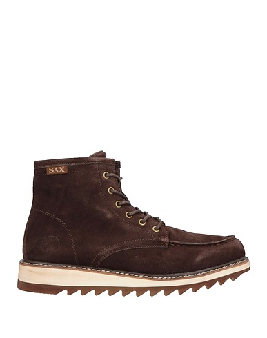 SAX Ankle boot Dark brown Leather