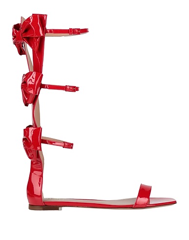 VALENTINO GARAVANI Sandals Red Leather
