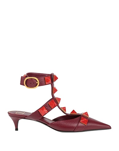 VALENTINO GARAVANI Court Plum Leather