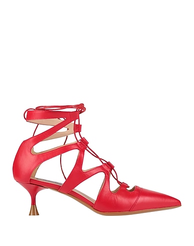 WALTER VIOLET Pump Red Leather