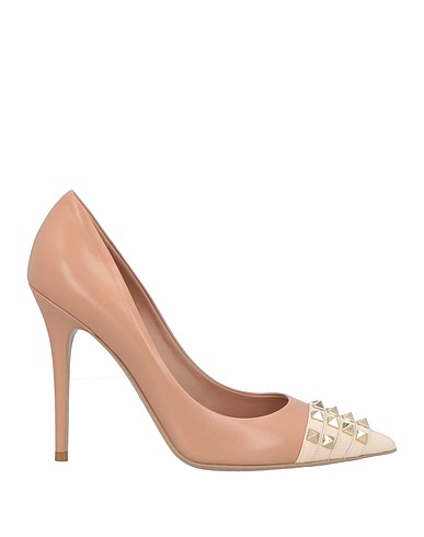 VALENTINO GARAVANI Court ROCKSTUD ALCOVE Blush Leather