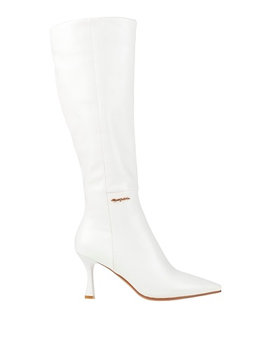 GAI MATTIOLO Boots LOVE TO LOVE White Textile fibres