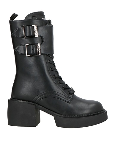 GAI MATTIOLO Ankle boot LOVE TO LOVE Black Textile fibres