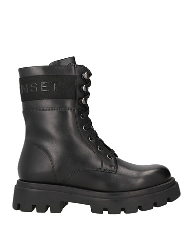 TWINSET Stiefelette Schwarz Schafleder