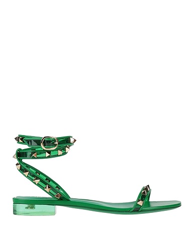 VALENTINO GARAVANI Sandals Green Leather
