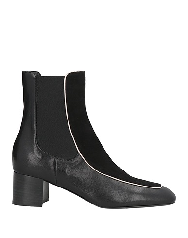 TOTEME Ankle boot Black 100% Cow leather, Synthetisches Material