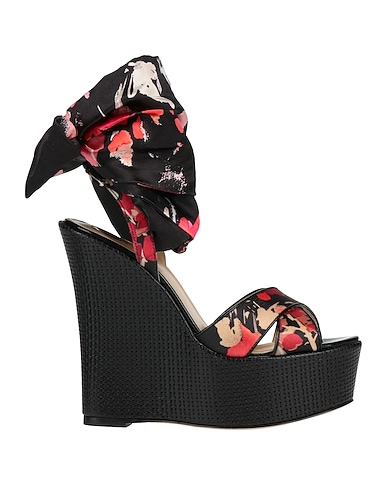 ELISABETTA FRANCHI Sandals Black Leather