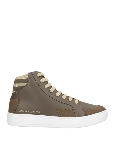 ARMANI EXCHANGE Sneakers Militärgrün 100% Polyester, Polyurethan