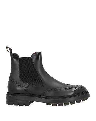 SANTONI Ankle boot Black Leather
