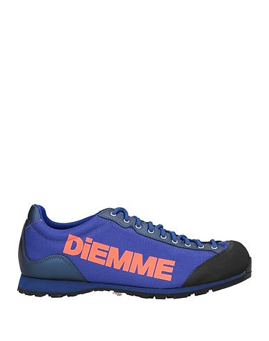 DIEMME Sneakers Bright blue Textile fibers, Leather