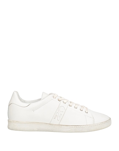 COSTUME NATIONAL HOMME Sneakers White Leather