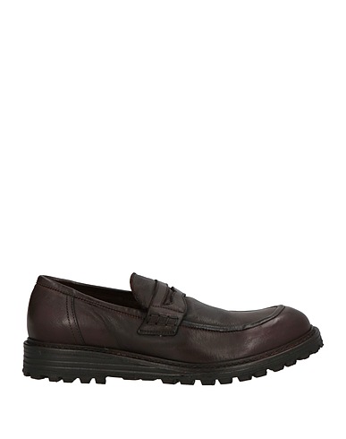 KINGSTON Loafers Dark brown Leather